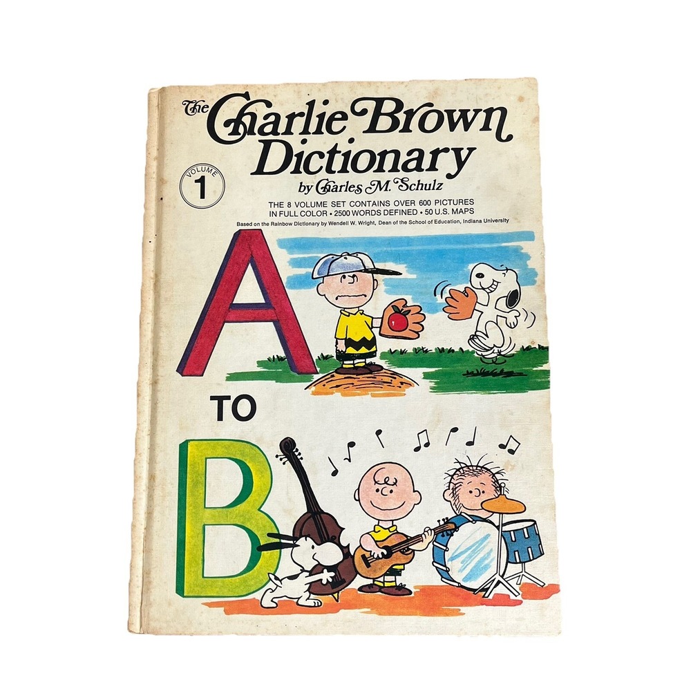 The Charlie Brown Dictionary Vol. 1, A To B First Printing 1973 Charles M Schulz